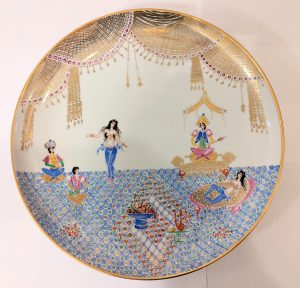 木更津,君津,袖ヶ浦,市原,富津,買取,源,Meissen,マイセン,アラビアンナイト,プレート,大皿,皿,ブランド食器,陶磁器,陶器,コレクション,趣味,収集,飾皿,床の間,インテリア